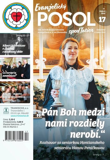 Obálka e-magazínu Evanjelický posol spod Tatier 17/2026