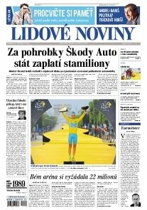 Obálka e-magazínu Lidové noviny 28.7.2014