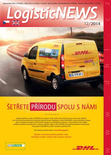Obálka e-magazínu Logistic News 12/2014
