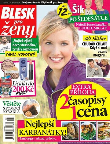 Obálka e-magazínu Blesk pro ženy 16.3.2015