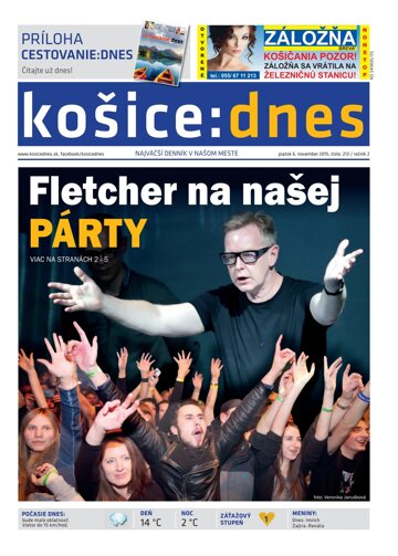 Obálka e-magazínu košice:dnes 6.11.2015