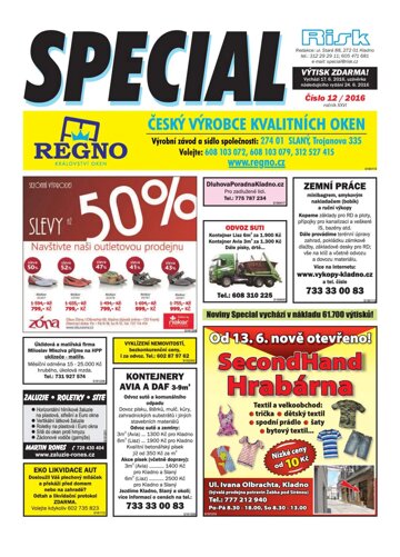 Obálka e-magazínu Special 12/2016
