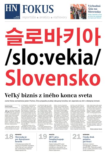 Obálka e-magazínu Prílohy HN Fokus