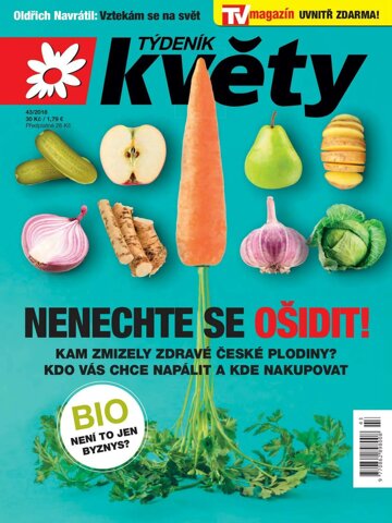 Obálka e-magazínu Týdeník Květy 43/2018
