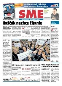 Obálka e-magazínu SME 25.7.2012