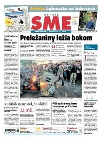 Obálka e-magazínu SME 15.11.2012
