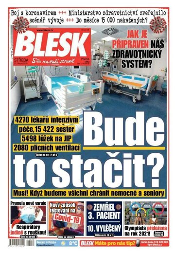 Obálka e-magazínu Blesk 25.3.2020