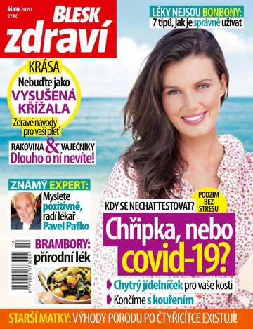 Obálka e-magazínu Blesk Zdraví 10/2020