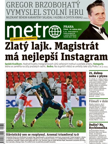 Obálka e-magazínu deník METRO 16.4.2021
