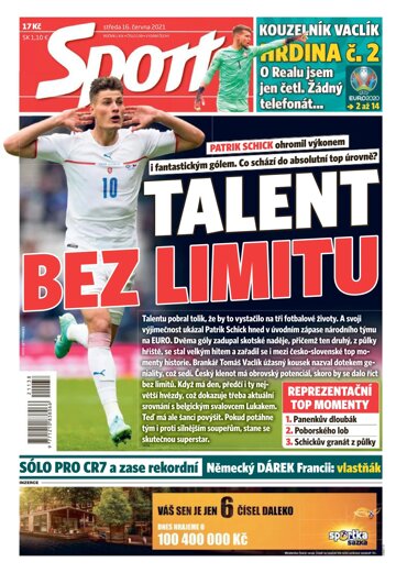 Obálka e-magazínu Sport 16.6.2021