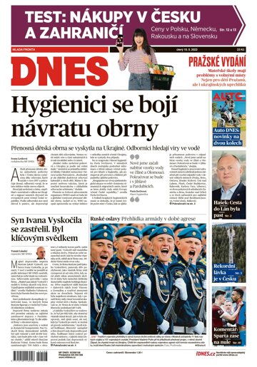 Obálka e-magazínu MF Dnes 10.5.2022