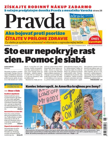 Obálka e-magazínu Pravda 27. 6. 2022