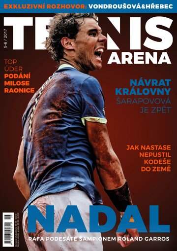 Obálka e-magazínu Tennis Arena 5-6/2017