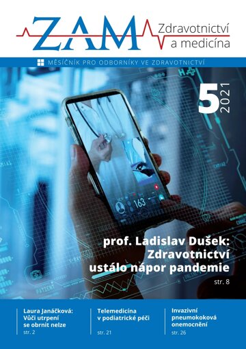 Obálka e-magazínu Zdravotnictví a medicína 5/2021