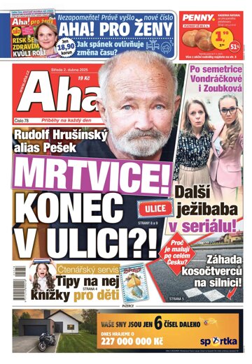 Obálka e-magazínu AHA! 2.4.2025