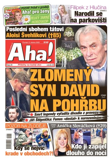 Obálka e-magazínu AHA! 17.4.2025
