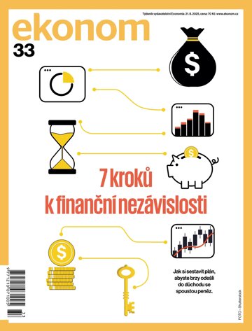 Obálka e-magazínu Ekonom 33 - 21.8.2025