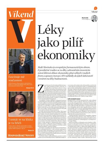 Obálka e-magazínu Hospodářské noviny - příloha Víkend 092 - 15.5.2026 Víkend
