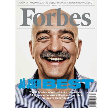 Obálka audioknihy Forbes červenec 2017