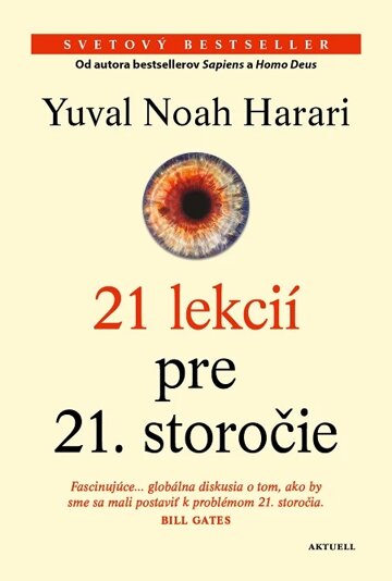 Obálka knihy 21 lekcií pre 21. storočie