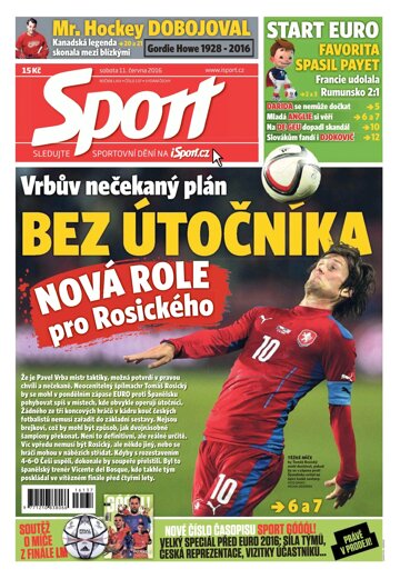 Obálka e-magazínu Sport 11.6.2016