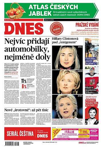 Obálka e-magazínu MF Dnes 14.9.2016