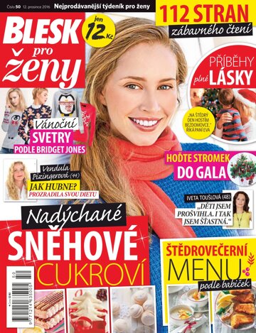 Obálka e-magazínu Blesk pro ženy 12.12.2016