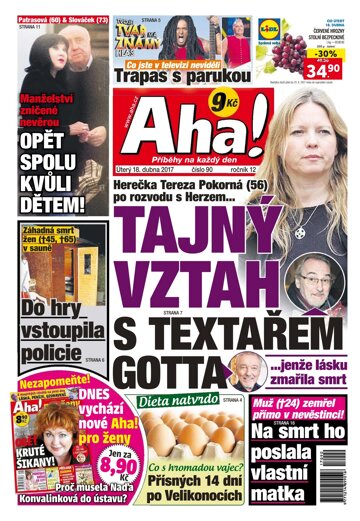 Obálka e-magazínu AHA! 18.4.2017