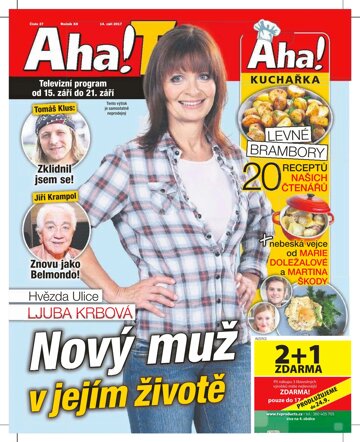 Obálka e-magazínu AHA! Tv - 14.9.2017