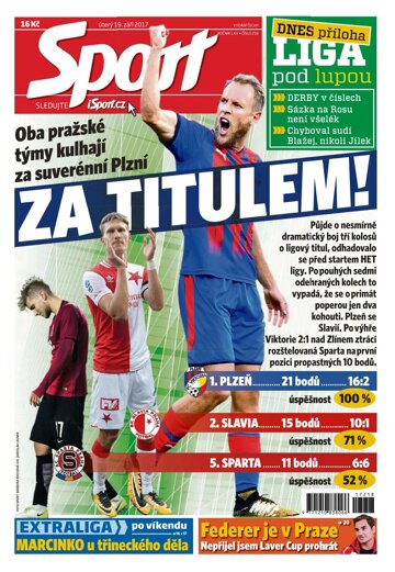 Obálka e-magazínu Sport 19.9.2017