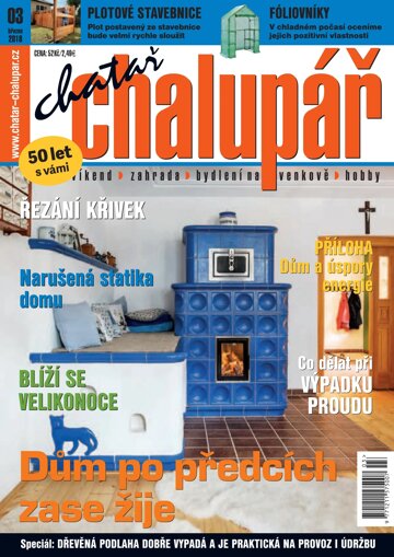 Obálka e-magazínu Chatař Chalupář 3/2018