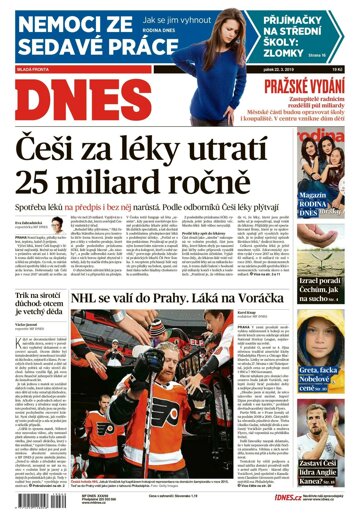 Obálka e-magazínu MF Dnes 22.3.2019