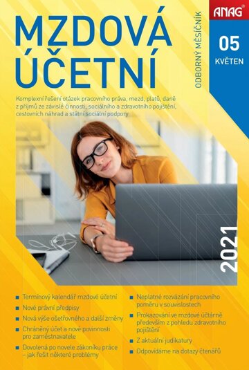 Obálka e-magazínu Mzdová účetní 2021 5/21