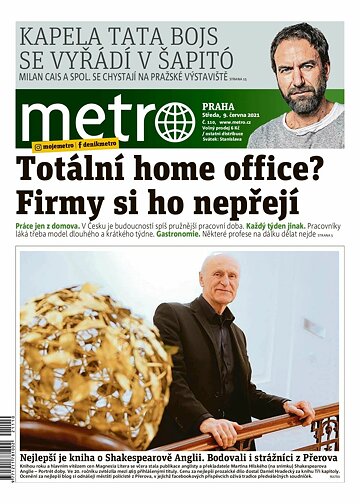 Obálka e-magazínu deník METRO 9.6.2021