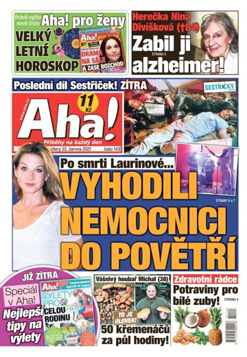 Obálka e-magazínu AHA! 22.6.2021