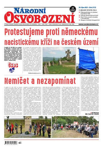 Obálka e-magazínu Národní Osvobození 21-22/2021