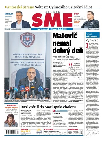 Obálka e-magazínu SME 8-6-2022