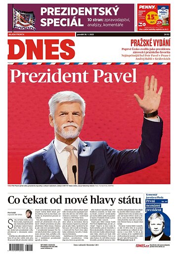 Obálka e-magazínu MF Dnes 30.1.2023