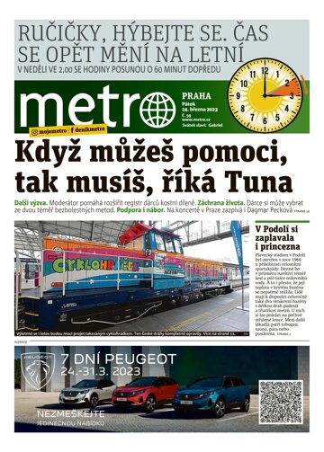 Obálka e-magazínu deník METRO 24.3.2023