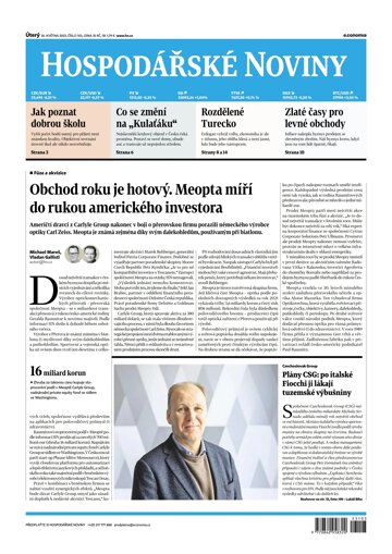 Obálka e-magazínu Hospodářské noviny 103 - 30.5.2023