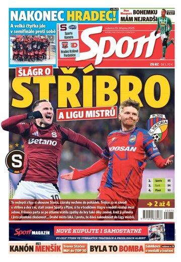 Obálka e-magazínu Sport 29.3.2025