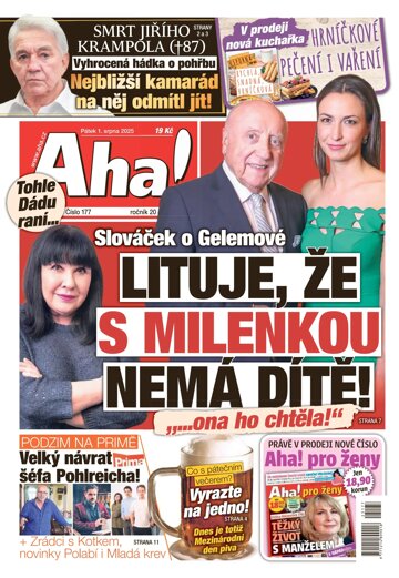 Obálka e-magazínu AHA! 1.8.2025