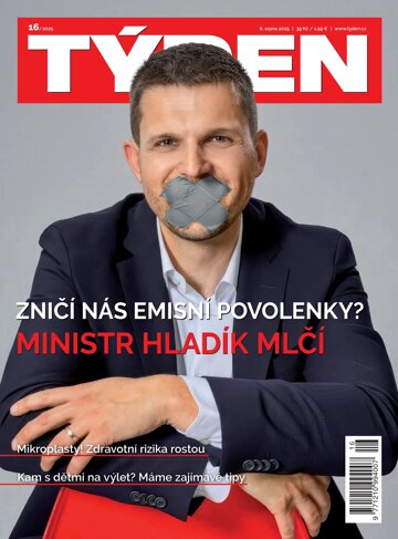 Obálka e-magazínu TYDEN