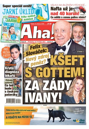 Obálka e-magazínu AHA! 13.3.2026