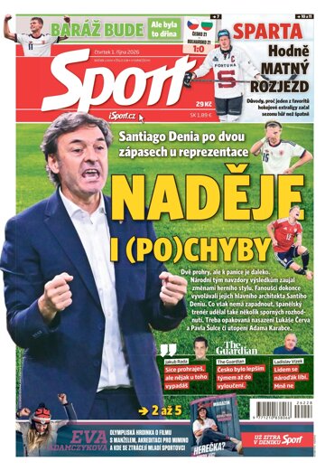 Obálka e-magazínu Sport 1.10.2026