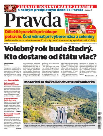 Obálka e-magazínu Pravda 6. 10. 2026