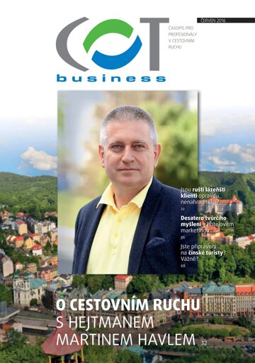 Obálka e-magazínu COT business červen 2016