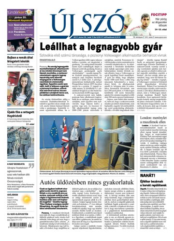 Obálka e-magazínu Új Szó 20.6.2017