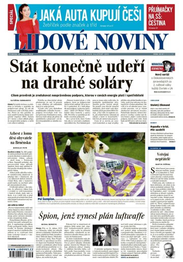 Obálka e-magazínu Lidové noviny 14.2.2019