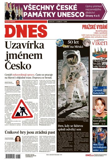 Obálka e-magazínu MF Dnes 20.7.2019